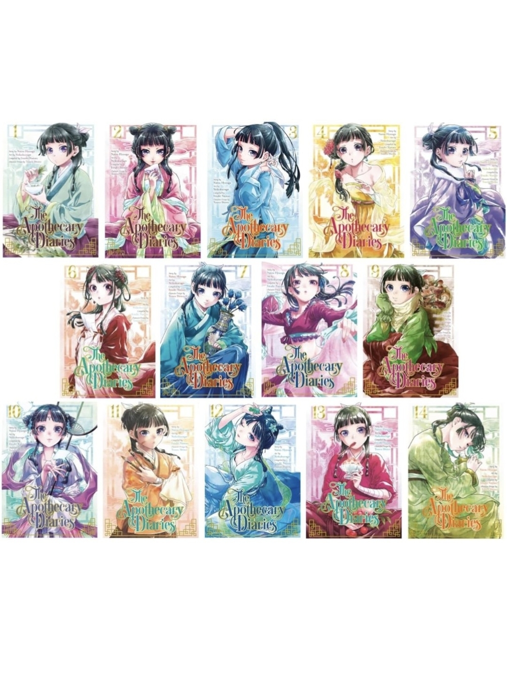 The Apothecary Diaries manga full set 1-14 New Condition